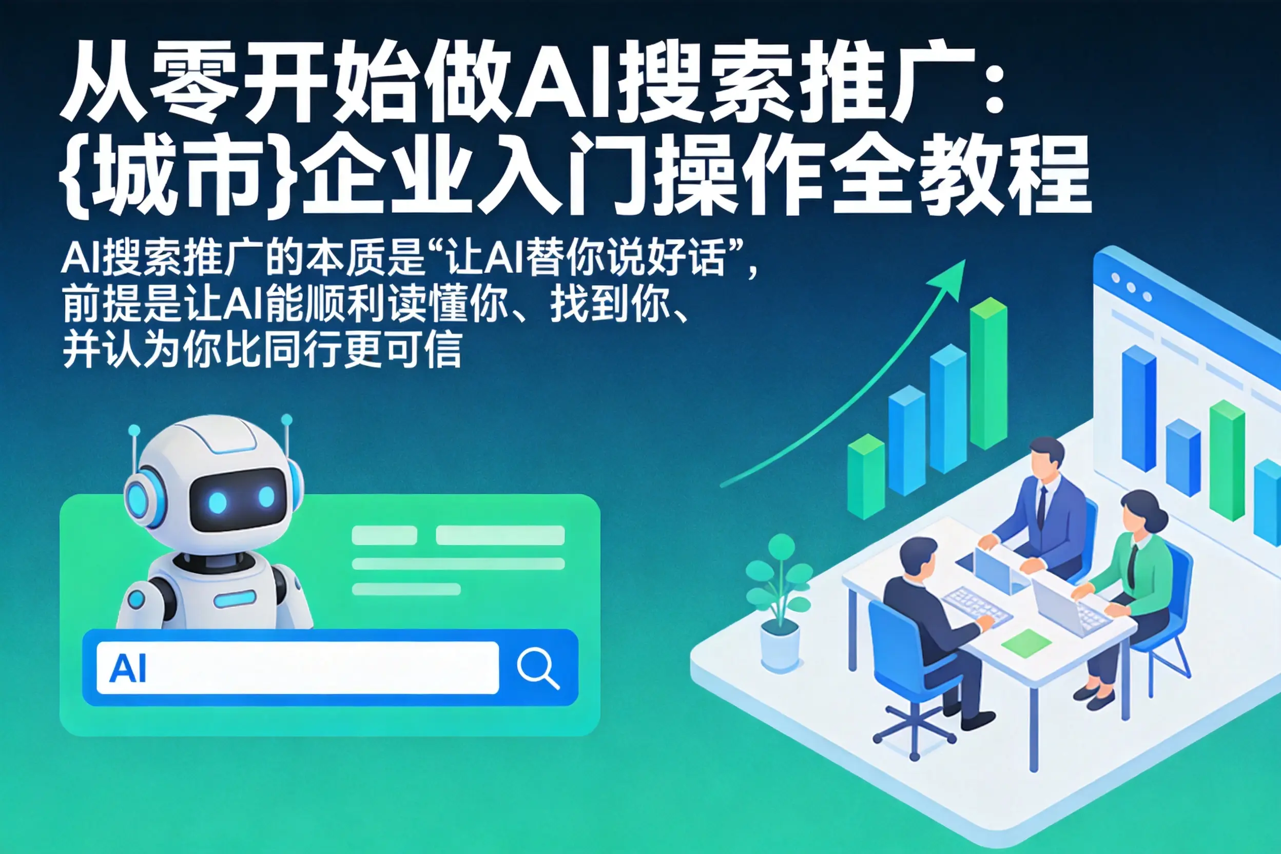 从零开始做AI搜索推广：高坪企业入门操作全教程