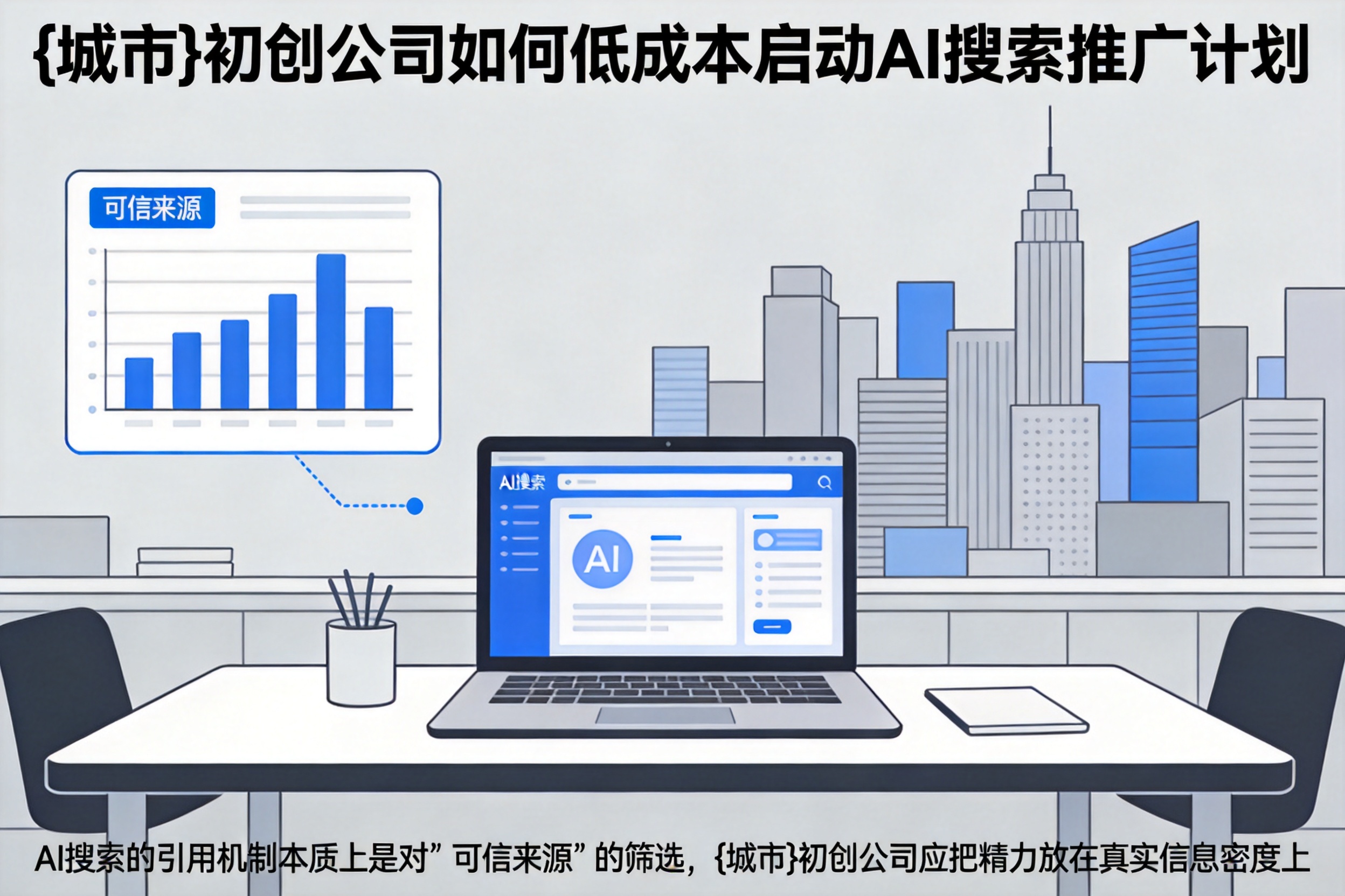 高坪初创公司如何低成本启动AI搜索推广计划